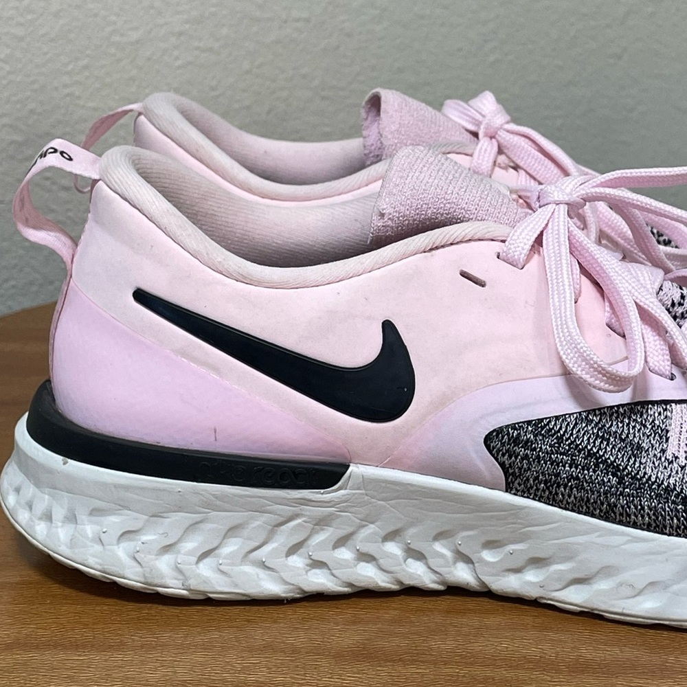 Women’s Nike Odyssey React Flyknit 2 Size 7 'Barely Rose' AH1016-601 - Picture 14 of 15